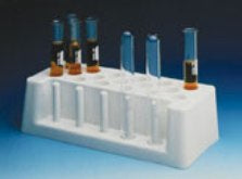 Fisher Scientific Nalgene Drying Test Tube Rack 17 Place 10 mm - 13 mm White - S47891