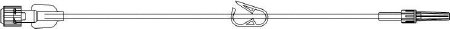 ICU Medical - Extension Set 12 Inch Tubing 0.4 mL Priming Volume DEHP-Free - B1134