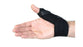 Alimed AliMed Thumb Splint Thermoplastic / Neoprene / Lycra Right Hand Black Small - 510346/NA/RS