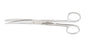 Miltex - Operating Scissors 7-1/2 Inch Length OR Grade German Stainless Steel NonSterile Finger Ring Handle Curved Blade Sharp Tip / Blunt Tip - 5-49