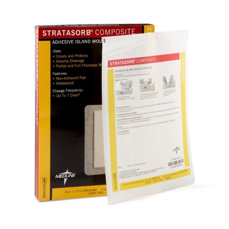 Statasorb - Composite Island Dressing 6 X 8 Inch Nonwoven Sterile - Medline - MSC3068