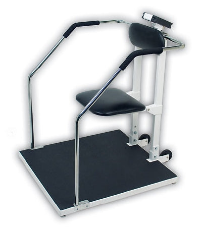 Detecto Scale Detecto Bariatric Scale with Flip Seat Digital Display 800 lbs. AC Adapter / Battery Operated - 6868