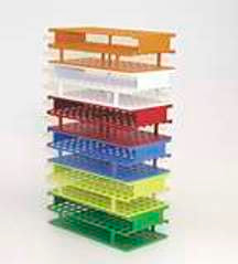 Fisher Scientific Nalgene Unwire Test Tube Rack 24 Place 30 mm White - 1480930