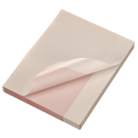 Welch Allyn ECG / EEG Recording Paper Thermal 8-1/2 X 11 Inch Z-Fold Red Grid - 9100-026-50