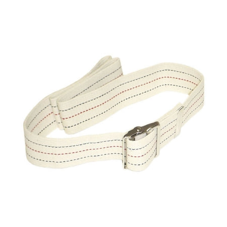 Maddak - Gait Belt 54 Inch Length Red / White / Blue Stripe Cotton - 704021054