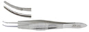 Miltex Miltex Suture Forceps Harms 4-1/8 Inch OR Grade Stainless Steel (German) NonSterile NonLocking Thumb Handle Curved Serrated Tip - 18-947