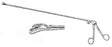 Miltex Miltex Biopsy Forceps Turrell 16 Inch OR Grade Stainless Steel (German) NonSterile NonLocking Finger Ring Handle Angled 4 x 8 mm Bite w/Basket - 28-324