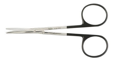 Miltex SuperCut - Dissecting Scissors Metzenbaum 4-1/2 Inch Length OR Grade German Stainless Steel NonSterile Finger Ring Handle Straight Blade Blunt Tip / Blunt Tip - 5-SC-283
