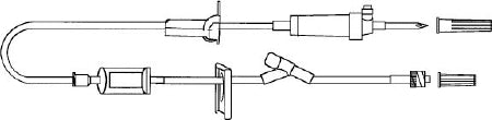 Vygon - Primary IV Administration Set 20 Drops / mL Drip Rate 84 Inch Tubing 1 Port - AMS-975-1