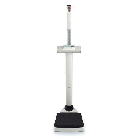 seca 703 - Column Scale with Height Rod Digital Display 660 lbs. / 300 kg Capacity White AC Adapter / Battery Operated - 7031321997