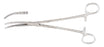 Miltex - Hemostatic Forceps Moynihan 8-1/2 Inch Length OR Grade German Stainless Steel NonSterile Ratchet Lock Finger Ring Handle Curved Serrated Tips - 14-50