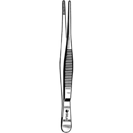 Sklar - Dressing Forceps 5 Inch Length Floor Grade Stainless Steel Sterile NonLocking Thumb Handle Straight Serrated Tip - 96-2568A