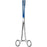 Sklar Blue Electrosurgical - Forceps Schweizer 9-1/2 Inch Length OR Grade Coated Stainless Steel NonSterile Ratchet Lock Finger Ring Handle Straight Ring Tip - 91-5404