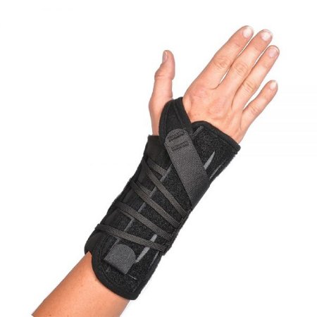 Titan Wrist - Wrist Brace Aluminum / Nylon Right Hand Black Regular - 450-RT