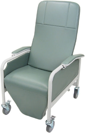 Winco Multi-Position Recliner Specify Color Vinyl Upholstered Four Swivel Casters Four Swivel Casters - 6531