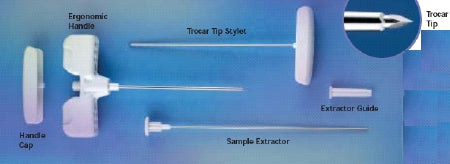 Busse Hospital Disposables Bone Marrow Biopsy / Aspiration Needle 11 Gauge 4 Inch Ultra-Sharp Trocar Tip - 630