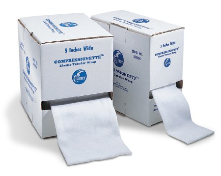 Compressionette - Elastic Tubular Support Bandage 3 Inch X 11 Yard Standard Compression Pull On White NonSterile - 33850