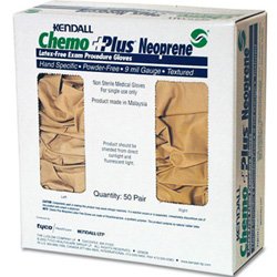 Cardinal ChemoPlus Exam Glove Small NonSterile Polyisoprene Extended Cuff Length Textured Fingertips Beige Chemo Tested - CT21911--