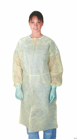 Classic Cover - Protective Procedure Gown Regular / Large Yellow NonSterile Not Rated Disposable - CRI4000