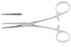 Miltex - Hemostatic Forceps Baby Ochsner 5-1/2 Inch Length OR Grade German Stainless Steel NonSterile Ratchet Lock Finger Ring Handle Straight Extra Delicate Serrated Tips with 1 X 2 Teeth - 7-70