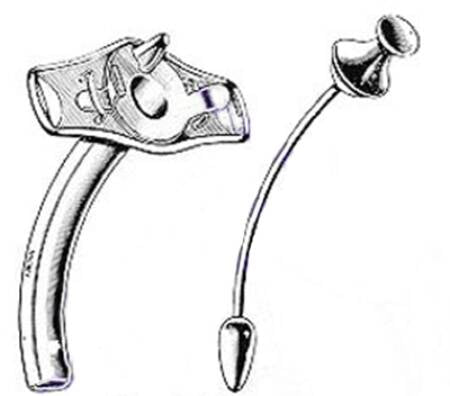 Integra Lifesciences - Tracheostomy Tube Jackson Original Regular Size 8 Uncuffed - 23-1216SS