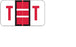 Wilmer Barkley Pre-Printed Label Chart Tab T | T Black / Red / White 15/16 X 1-5/8 Inch - W-5132-T