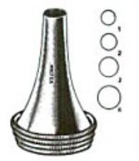 Integra Lifesciences - Ear Speculum Tip Round Tip Size 4 Stainless Steel 4 mm Reusable - 19-48-B