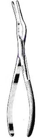 Miltex - Septum Straightening Forceps Ash 9 Inch Length OR Grade German Stainless Steel NonSterile NonLocking Spring Handle Curved - 21-660