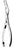 Miltex - Septum Straightening Forceps Ash 9 Inch Length OR Grade German Stainless Steel NonSterile NonLocking Spring Handle Curved - 21-660