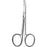 Sklar - Blepharoplasty Scissors 4-3/4 Inch Length OR Grade Stainless Steel Finger Ring Handle Curved Blunt Tip / Blunt Tip - 47-1147