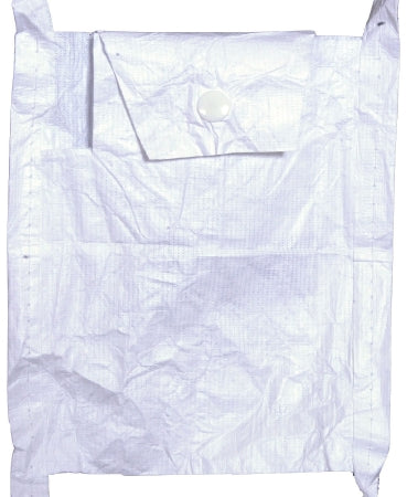 Florida Medical Sales Holter Pouch Tyvek Soft Structure Material, White, Pouch Dimensions 5-1/2 W X 6 L Inch, Plastic Snap Closure Flap, Waist and Neck Ties Holter Monitor - L-TYVEK SMALL
