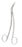 Miltex - Dural Scissors Taylor 5-1/2 Inch Length OR Grade German Stainless Steel NonSterile Finger Ring Handle Angled Blade Blunt Tip / Blunt Tip - 21-560