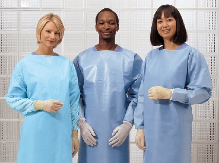 Cardinal Protective Procedure Gown X-Large Unisex White - 7301PG