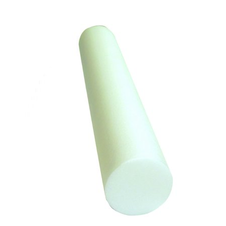 CanDo - Round Therapy Foam Roller White Polyethylene Foam 6 X 36 Inch - 30-2100