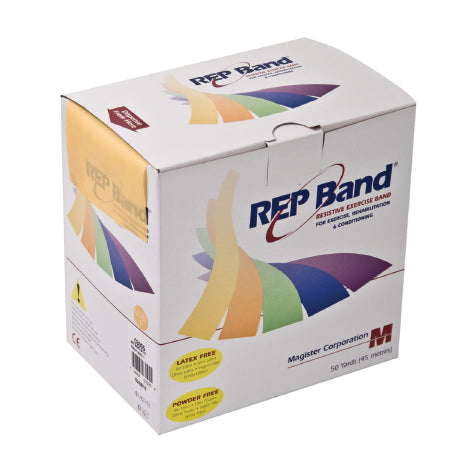 Fabrication Enterprises REP Band Exercise Resistance Band Peach 50 Yard X-Light Resistance - 10-1089