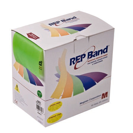 REP Band - Exercise Resistance Band Lime 4 Inch X 50 Yard Medium Resistance - 10-1091