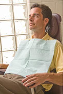 Aqua-Guard - Dental Bib 16-1/2 W X 19 L Inch White NonSterile - 16169