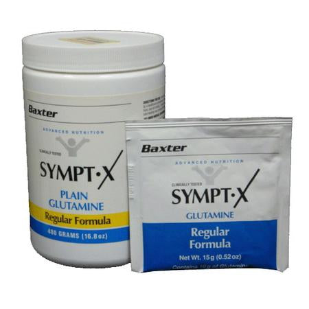 Baxter SYMPT-X Glutamine Supplement Unflavored 10 Gram Individual Packet Powder - 2L5108