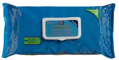 Professional Disposables Hygea Premium Personal Wipe Soft Pack Aloe / Vitamin E Scented 60 Count - J14143