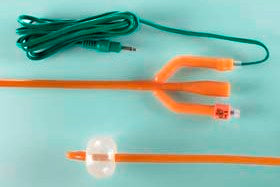 Bard - Temperature-Sensing Foley Catheter 2-Way Standard Tip 5 cc Balloon 18 Fr. Silicone - 119218M