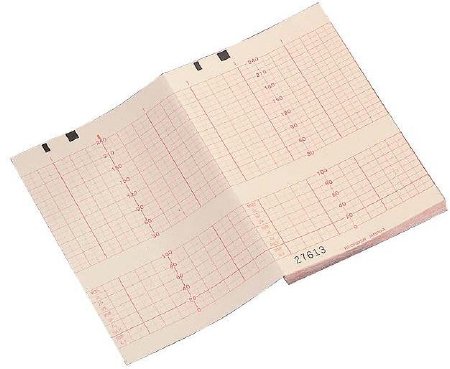 Philips - Diagnostic Recording Paper Thermal Paper Z-Fold Orange Grid - 9658