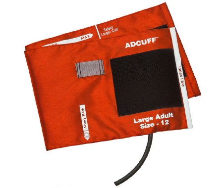 Adcuff - Blood Pressure Cuff Adult Arm Large Cuff 34 - 50 cm Nylon Cuff - 845-12XOR-1