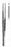 Miltex Miltex Tissue Forceps Potts-Smith 12 Inch OR Grade Stainless Steel (German) NonSterile NonLocking Thumb Handle Straight Serrated Tips w/1 X 2 Teeth - 6-164A
