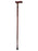 Mabis Healthcare - Folding Cane Aluminum 33 to 37 Inch Height Wood Grain - 502-1325-9914