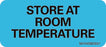Barkley - Pre-Printed Label Auxiliary Label Blue Store At Room Temperature Black Safety and Instructional 1 X 2-1/4 Inch - MV04SB0931