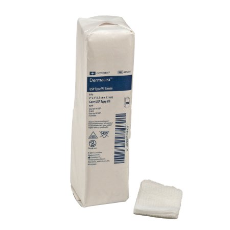 Dermacea - USP Type VII Gauze Sponge Cotton 8-Ply 2 X 2 Inch Square NonSterile - 441203