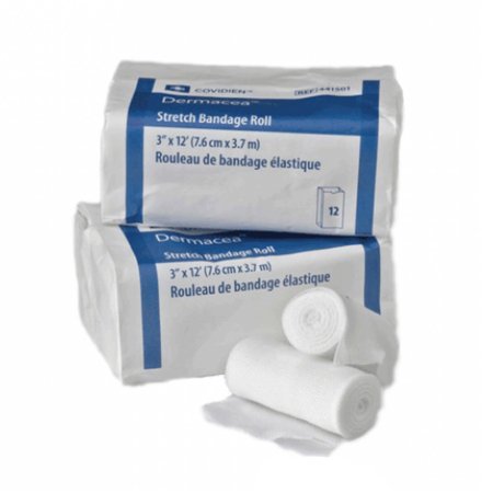 Dermacea - Conforming Bandage Cotton / Polyester 1-Ply 3 Inch X 4 Yard Roll Shape NonSterile - 441501