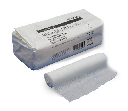 Cardinal Dermacea Conforming Bandage Cotton / Polyester 1-Ply 4 Inch X 4 Yard Roll Shape NonSterile - 441502