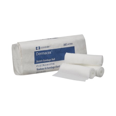 Dermacea - Conforming Bandage Cotton / Polyester 1-Ply 4 Inch X 4 Yard Roll Shape NonSterile - 441502