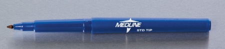 Medline - Surgical Skin Marker Gentian Violet Standard Tip Barrel Ruler and Flexible Ruler Sterile - DYNJSM02